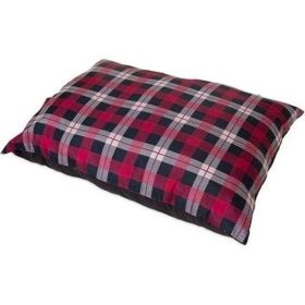 Petmate Plaid Dog Pillow Bed - 36"L x 27"W