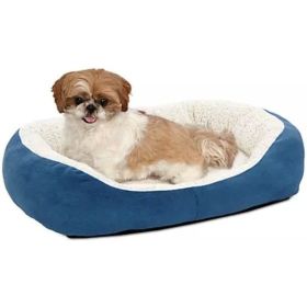 Blue Quiet Time Boutique Cuddle Bed for Dogs