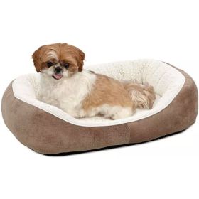 MidWest Dog Quiet Time Boutique Cuddle Bed Taupe