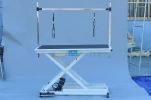 Super Deluxe electric pet grooming table, 110V/220V professional, height adjust from 8 up to 36inch, support 150lbs