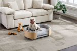 Light Grey Scandinavian style Elevated Dog Bed