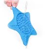 Pet supplies sea star pet suction cup licking pad pet dinner plate dog licking pad slow food bowl food dog food bowl