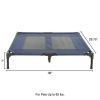 Elevated Dog Bed - 36x29.75-Inch Portable Bed with Non-Slip Feet - Dogs up to 80lbs