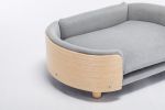 Light Grey Scandinavian style Elevated Dog Bed