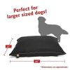Black Large Machine Washable Pet Dog Bed