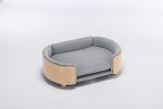 Light Grey Scandinavian style Elevated Dog Bed