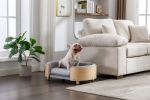 Light Grey Scandinavian style Elevated Dog Bed