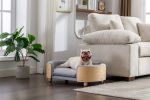 Light Grey Scandinavian style Elevated Dog Bed