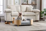 Light Grey Scandinavian style Elevated Dog Bed