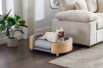 Light Grey Scandinavian style Elevated Dog Bed
