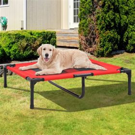 Pet Bed, Elevated (Color: Red)