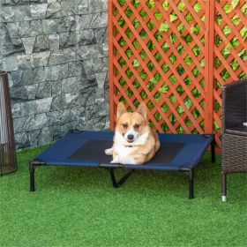 Pet Bed, Elevated (Color: Blue)