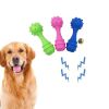 Pet Vocal Toy Dog Molar Rod Interactive Training Dog Toy TPR Environmentally Friendly Bite Resistant Pet Accessories