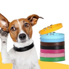Pet Supplies Dog Collar Alloy Buckle Dog Chain Necklace Size Adjustable for Small and Medium-sized Dog Collars Dog Supplies (Color: Pink, size: 30cm)