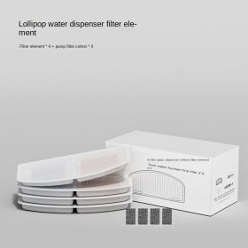 Dog water dispenser, intelligent automatic circulation filtration, live water machine (Specifications: individual, colour: Lollipop water dispenser filter element)