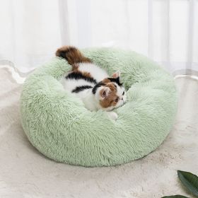 Dog Bed Plush For Indoor Dogs Winter Mat (Color: Pink, size: 50cm/19.7in)