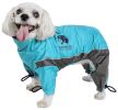 Touchdog Quantum-Ice Full-Bodied Adjustable 3M Reflective Dog Jacket Blackshark Technology