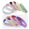 Dog Collar Crystal Glitter Rhinestone Pet Collars Zinc Alloy Buckle Collar For Small Medium Dogs Chihuahua Pug Dog Collar