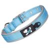 Dog collar; reflective nylon collar; medium and large dog collar