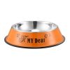 Stainless steel dog bowl ;anti-skid
