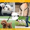 2Pcs Pet Dog Seat Belt Leash Adjustable Pet Dog Safety Leads Harness