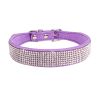 Dog Collar Crystal Glitter Rhinestone Pet Collars Zinc Alloy Buckle Collar For Small Medium Dogs Chihuahua Pug Dog Collar