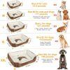 Cozy Dog Bed Soft Warm Fleece