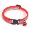 Nylon Collar Reflective With Small Bell For Dog Collar; Adjustable dog collar