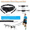 Dog Leash with Waist Bag for Walking Small Medium Large Dogs