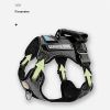 Pet Harness And Leash Set For Dog Adjustable No Pull Service Dog Vest Harness For Walking