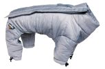 Helios Thunder-crackle Dog Full-Body Waded-Plush Adjustable Jacket Silver