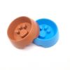 Pet Supplies Dog Cute Anti-choke Bowl Slow Food Bowl Thickened Plastic Bowl