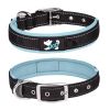 Dog collar; reflective nylon collar; medium and large dog collar