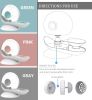 Pet Life 'Auto-Myst' Snail Shaped 2-in-1 Automated Gravity Filtered Water Dispenser Food Bowl