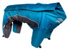 Helios Blizzard Dog Full-Bodied Adjustable Blue/Gray Reflective Dog Jacket