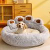 Bear Paw Shape Comfy Cozy Dog Sleeping Beds