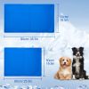 Dog Cooling Mat, Pressure Activated Dog Cooling Pad, No Water Or Refrigeration Needed, Non-Toxic Gel