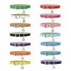 PU Leather Leash Pet Dog Collar Pet Supplies DIY Japanese Bell Collar Bell