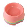 1Pc High Quality Solid Color Pet Bowls Candy-Colored