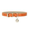 PU Leather Leash Pet Dog Collar Pet Supplies DIY Japanese Bell Collar Bell