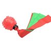 Funny Pets Dog Puppy Ball Teeth Toy Chew Dog Molar Pet Sound Ball Ribbon Throwing Interactive Super Bite-resistant
